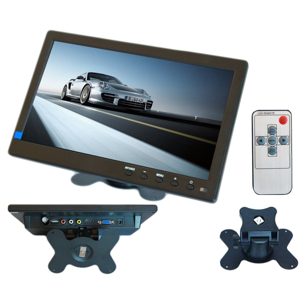 10.1' TFT DIGITALER LCD-MONITOR TV FÜR VIDEOÜBERWACHUNG VGA BNC HDMI