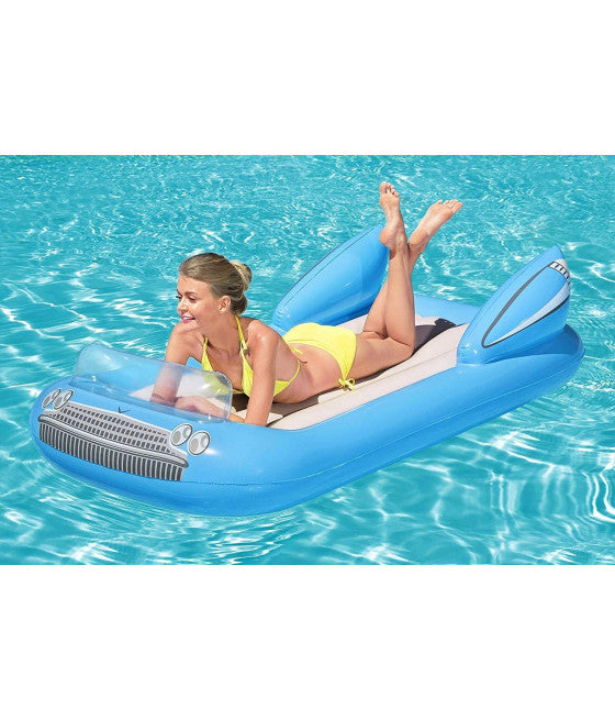 AUFBLASBARE AUTO-POOL-MATRATZE IN FORM EINES AUTOS 190 X 128 CM