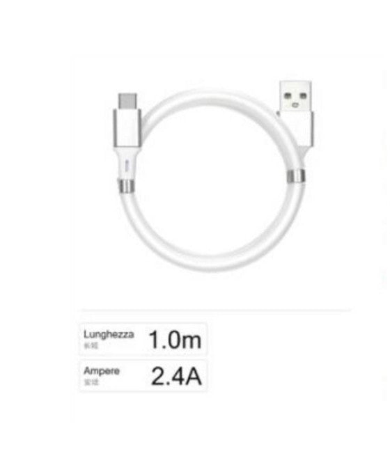 ACVO USB TYPE C RICARICA DATI CAVETTO 1 MT 2.4A FÜR SMARTPHONE F-TC015