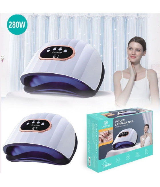 280W UV LAMPE 66LED NAGEL KUNST WIEDERAUFBAU OFEN TX-8481