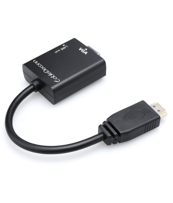 3-IN-1 HDMI ZU VGA KONVERTER ADAPTER MIT AUDIO ZU MINI MICRO HDMI KABEL