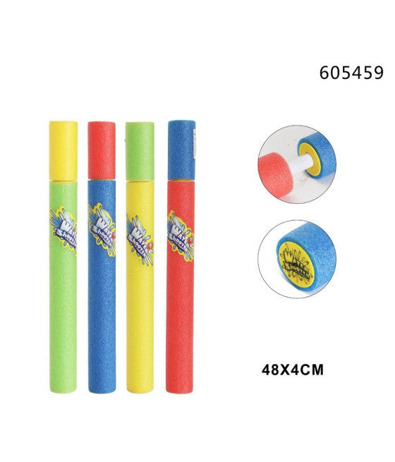 48X4 CM WASSERPISTOLE SCHAUMSTOFF SHOOTER ROHR SOMMER STRAND SPIEL