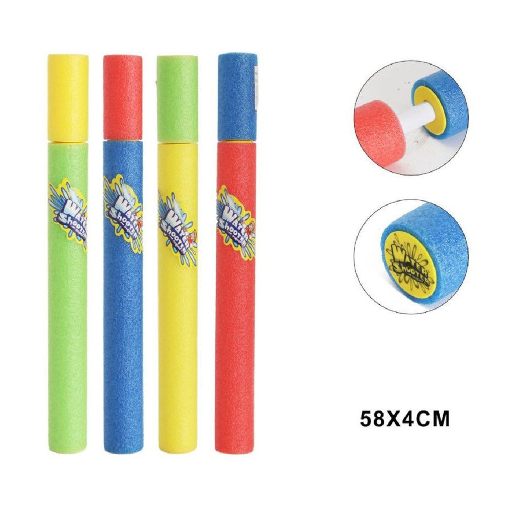 58X4CM WASSERPISTOLE SCHAUMSTOFF SHOOTER ROHR SOMMER STRAND SPIEL