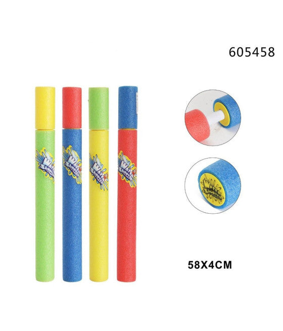 58X4CM WASSERPISTOLE SCHAUMSTOFF SHOOTER ROHR SOMMER STRAND SPIEL