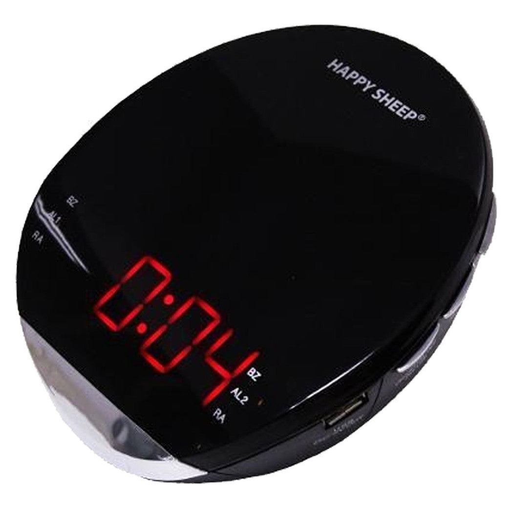 AM/FM DIGITAL LCD LED TISCHUHR RADIO WECKER ROT