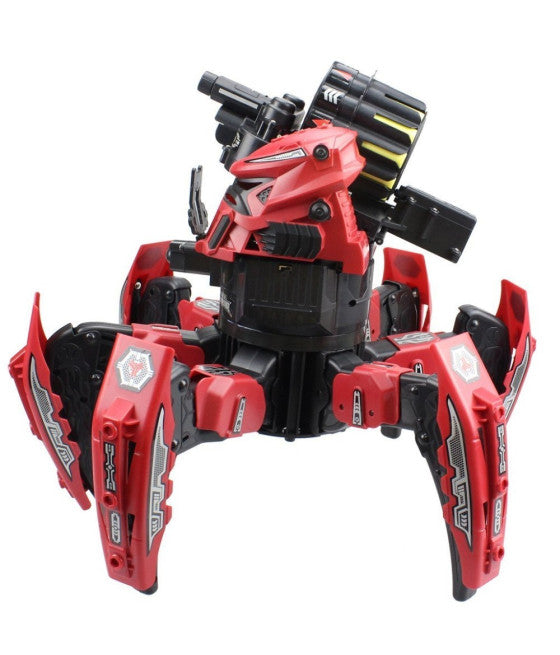 2.4GHZ DRAHTLOSER FERNGESTEUERTER ROBOTER RAUM SPINNE SPIELZEUG Q-9006