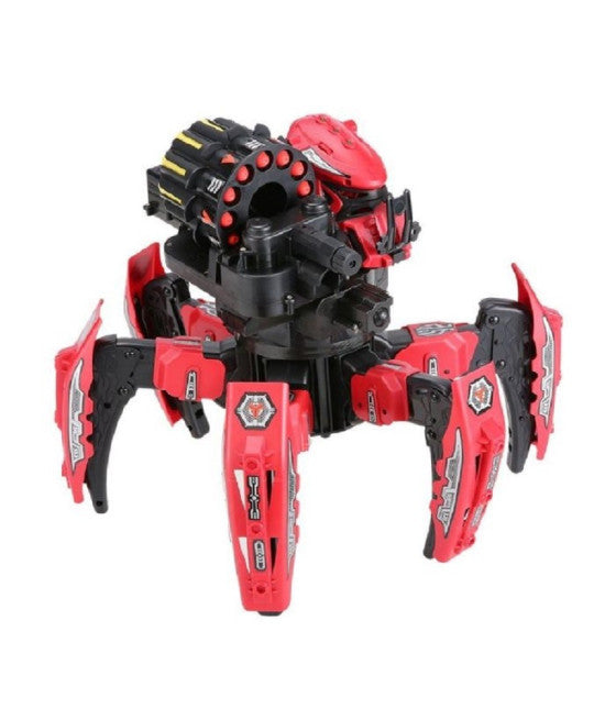 2.4GHZ DRAHTLOSER FERNGESTEUERTER ROBOTER RAUM SPINNE SPIELZEUG Q-9006