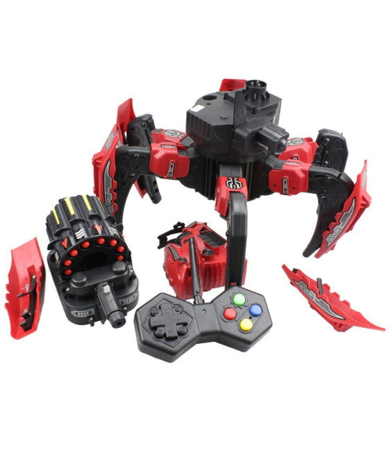 2.4GHZ DRAHTLOSER FERNGESTEUERTER ROBOTER RAUM SPINNE SPIELZEUG Q-9006